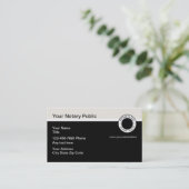公証人公文書サービス 名刺 (スタンド正面)