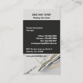 公証人公用名刺 名刺 (正面)