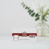 公証人公用名刺 名刺 (スタンド正面)