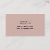 公証人公立ミニマリストダスティバラ 名刺 (裏面)