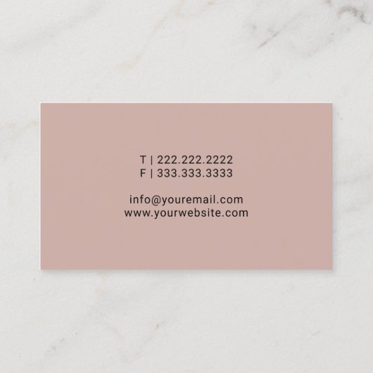 公証人公立ミニマリストダスティバラ 名刺 (裏面)