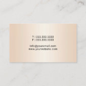 公証人公立極小文字署名アイボリー 名刺 (裏面)