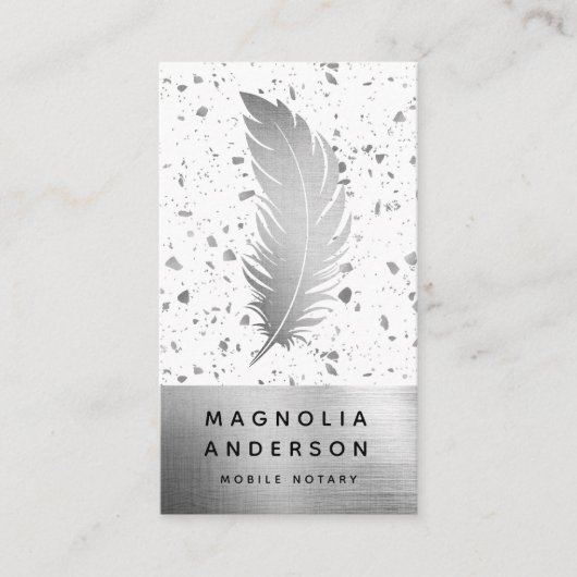 公証人公署名代理人フォイル・クイル 名刺 (正面)