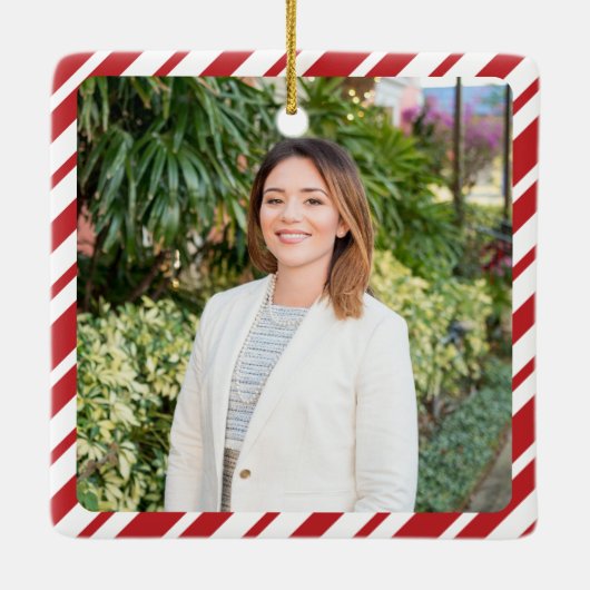 公証人公開写真クリスマス セラミックオーナメント (裏面)