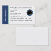 公証人公開名刺 名刺 (正面/裏面)