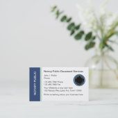 公証人公開名刺 名刺 (スタンド正面)