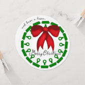 公証人切手クリスマスリース2026カレンダーカード カード (正面/裏面インサイチュ)