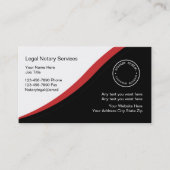 公証人名刺テンプレート 名刺 (正面)