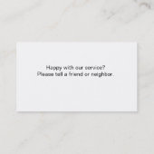 公証人名刺 名刺 (裏面)