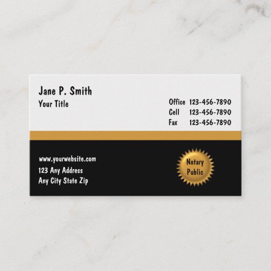 公証人名刺_2 名刺 (正面)