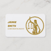 公証人弁護士弁護士 名刺 (正面)