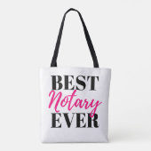 公証人最高のトートバッグ トートバッグ (裏面)