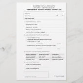 公証人矯正身元確認シート 便箋 (正面)