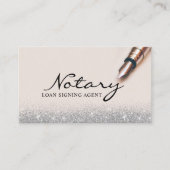 公証人融資契約代理銀モダングリッター 名刺 (正面)