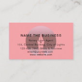 公証人融資契約者バラ金ゴールド滴下 名刺 (裏面)