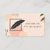 公証人貸付代行業者ボホ 名刺 (正面)