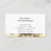 公証人貸付署名業者プロフェッショナル 名刺 (裏面)