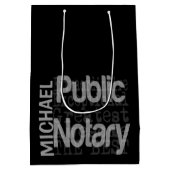 公証人階外カスタム審 ミディアムペーパーバッグ (裏面)