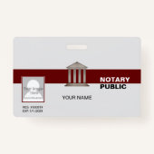 公証人 バッジ (正面)