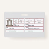 公証人 バッジ (裏面)