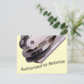 公証人 ポストカード (スタンド正面)