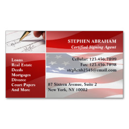 公証人 マグネット名刺