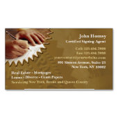 公証人 マグネット名刺 (正面)