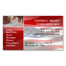 公証人 マグネット名刺