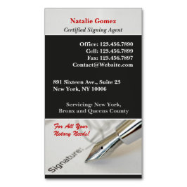 公証人 マグネット名刺