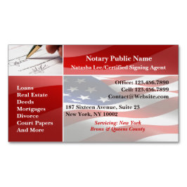 公証人 マグネット名刺