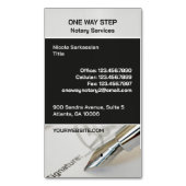 公証人 マグネット名刺 (正面縦)