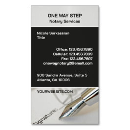 公証人 マグネット名刺