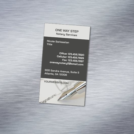 公証人 マグネット名刺 (インサイチュ)