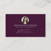 公証人 – ローン署名業者 – お洒落写真B 名刺 (正面)