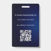 公証人 公共 融資署名エージェント ID バッジ (裏面)