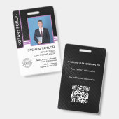 公証人 公共 融資署名エージェント ID バッジ (正面&裏面)