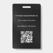 公証人 公共 融資署名エージェント ID バッジ (裏面)
