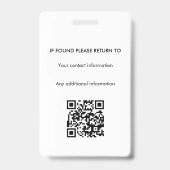 公証人 公共 融資署名エージェント ID バッジ (裏面)