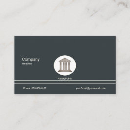 公証人 名刺