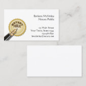 公証人 名刺 (正面/裏面)