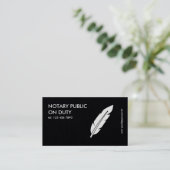 公証人 名刺 (スタンド正面)