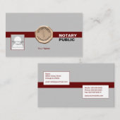 公証人 名刺 (正面/裏面)