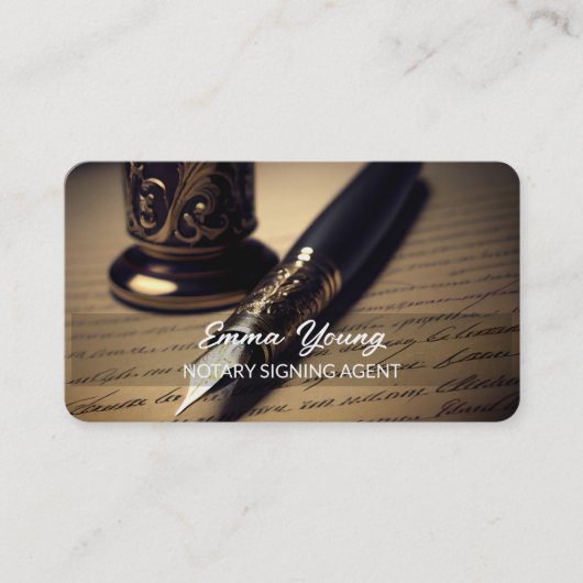 公証人 名刺 (正面)