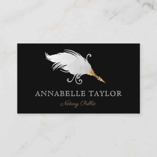 公証人 名刺 (正面)