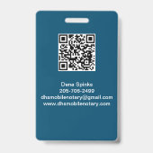 公証人 ID バッジ (裏面)