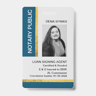 公証人 ID バッジ