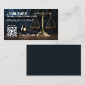 公証人QR名刺 名刺 (正面/裏面)