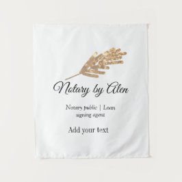 公証公債署名エージェントの名前の追加アドレス タペストリー