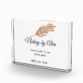 公証公債署名エージェントの名前の追加アドレス フォトブロック (右)