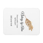 公証公債署名エージェントの名前の追加アドレス マグネット (横)